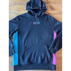Mens SDMN Sideman Clothing Black Colorblock Hoodie‎ Sweatshirt EST 2013 Large